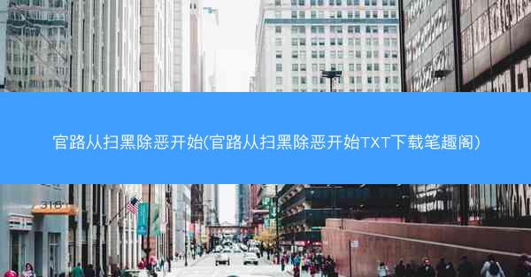 官路从扫黑除恶开始(官路从扫黑除恶开始TXT下载笔趣阁)