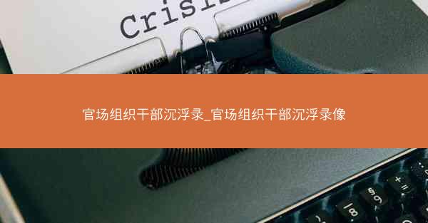 官场组织干部沉浮录_官场组织干部沉浮录像